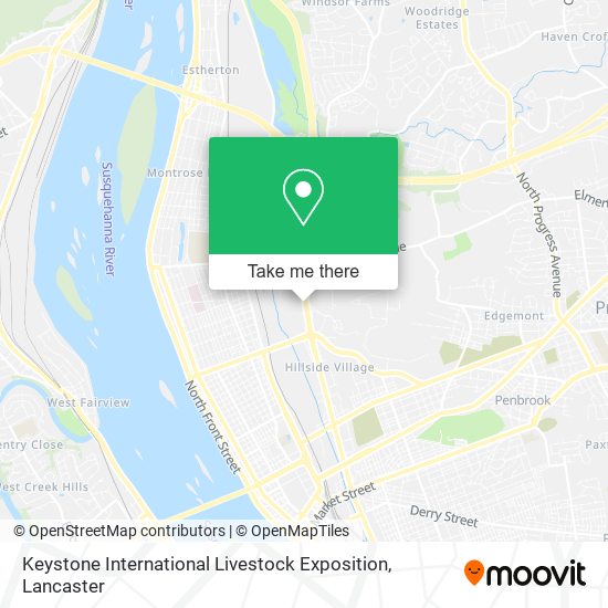 Keystone International Livestock Exposition map