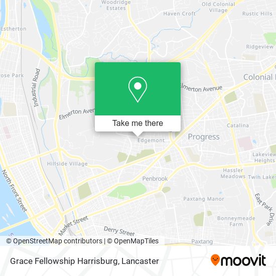 Grace Fellowship Harrisburg map