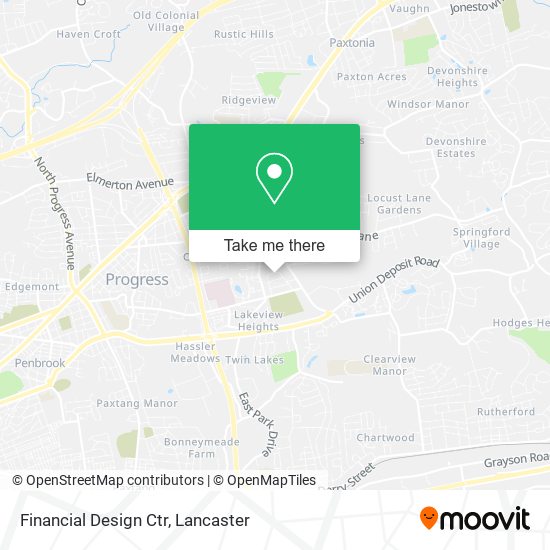Mapa de Financial Design Ctr