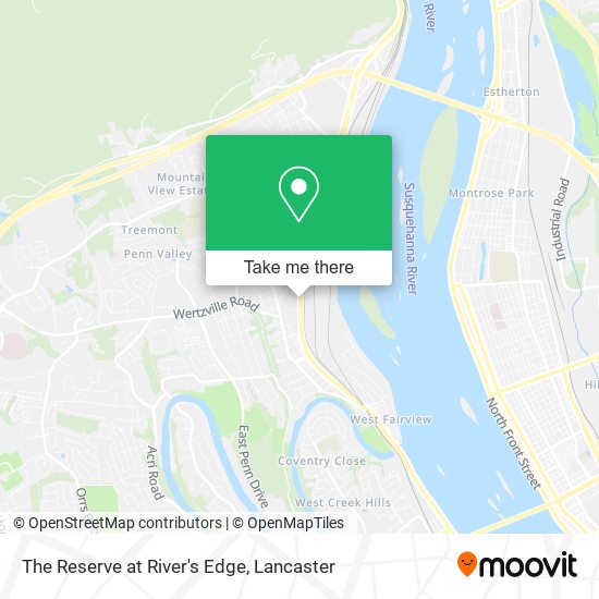 The Reserve at River's Edge map