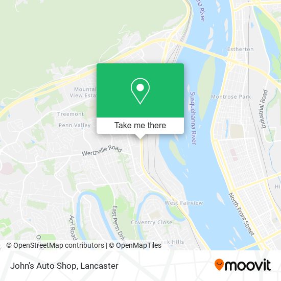 Mapa de John's Auto Shop