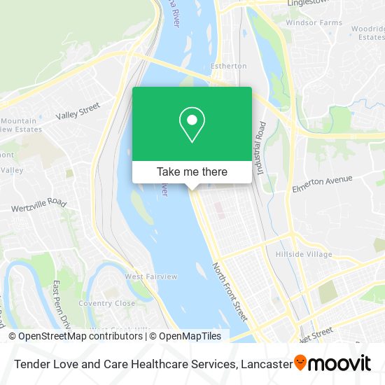 Tender Love and Care Healthcare Services map