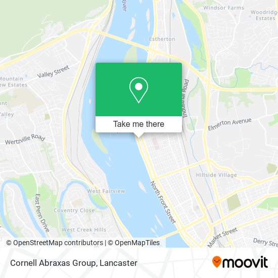 Mapa de Cornell Abraxas Group