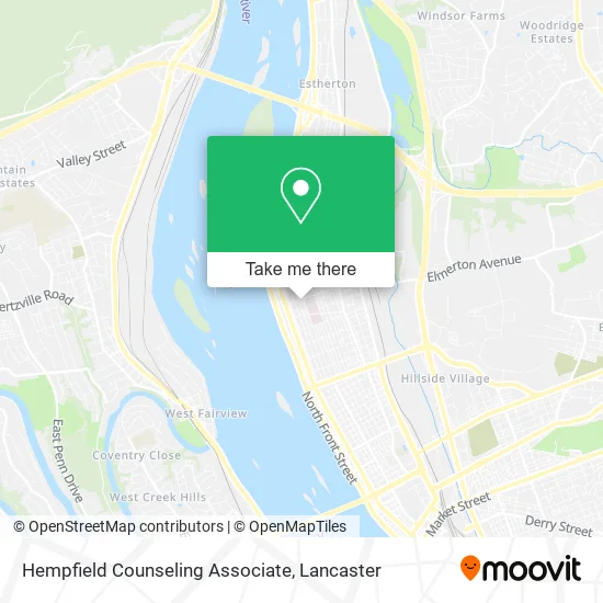 Hempfield Counseling Associate map