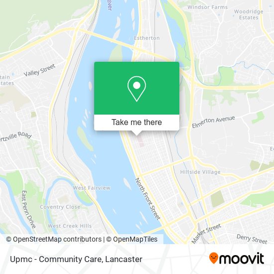 Upmc - Community Care map