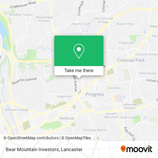 Bear Mountain Investors map