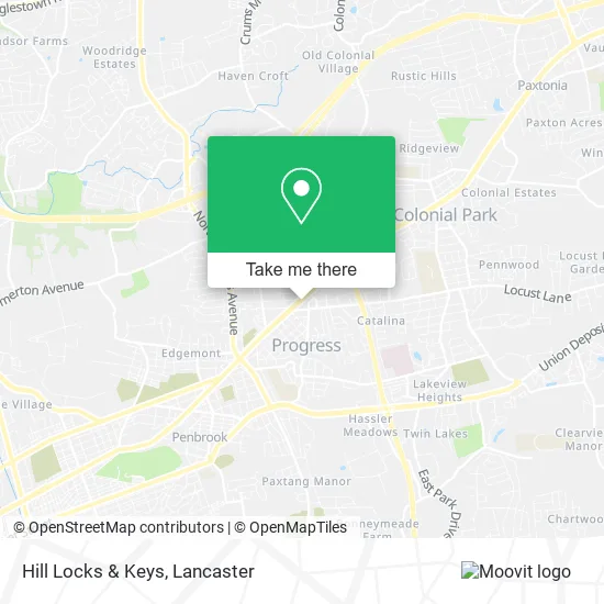 Hill Locks & Keys map