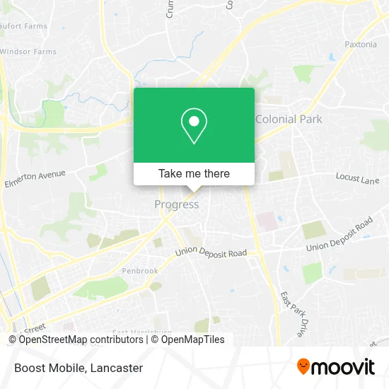 Boost Mobile map
