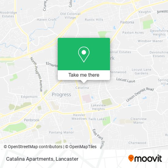 Catalina Apartments map
