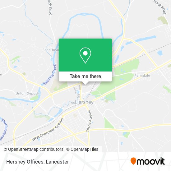 Mapa de Hershey Offices