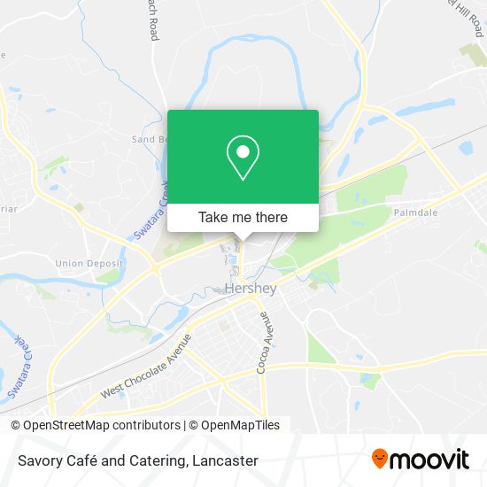 Savory Café and Catering map