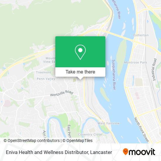Eniva Health and Wellness Distributor map