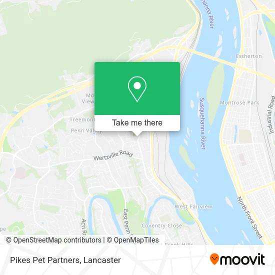 Pikes Pet Partners map