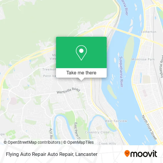Flying Auto Repair Auto Repair map