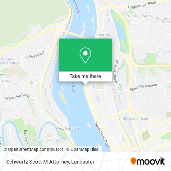Mapa de Schwartz Scott M Attorney