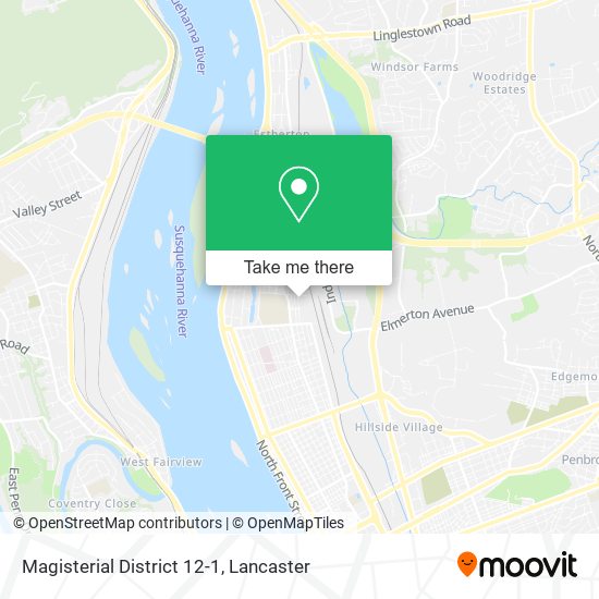 Magisterial District 12-1 map
