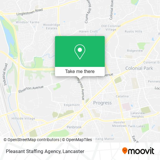 Mapa de Pleasant Staffing Agency