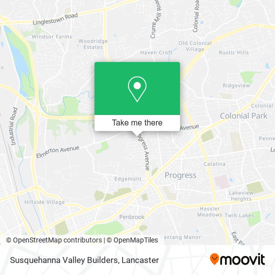 Susquehanna Valley Builders map