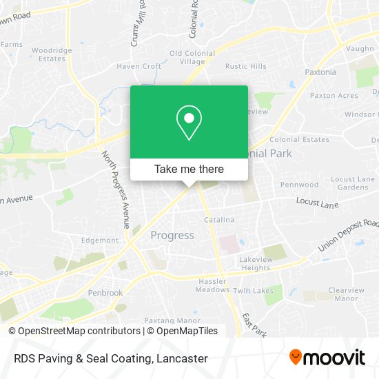 RDS Paving & Seal Coating map