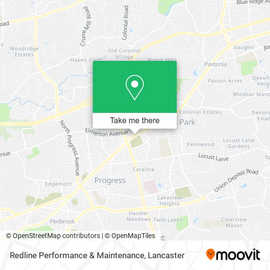 Redline Performance & Maintenance map