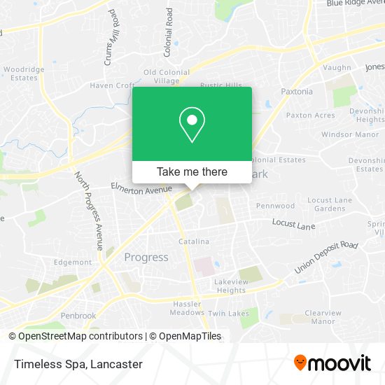 Mapa de Timeless Spa