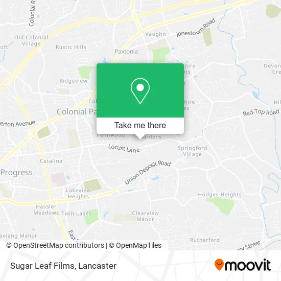 Sugar Leaf Films map