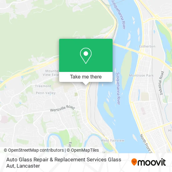 Auto Glass Repair & Replacement Services Glass Aut map