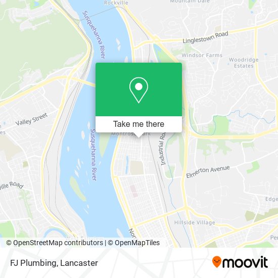 Mapa de FJ Plumbing