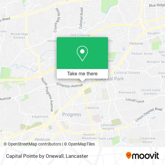 Capital Pointe by Onewall map