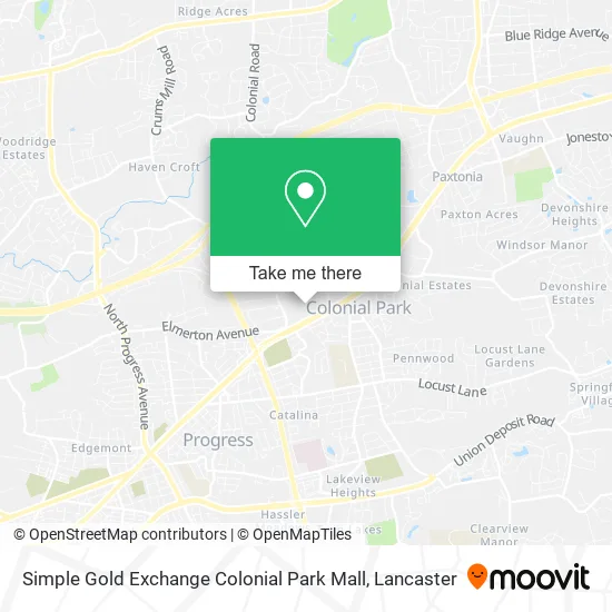 Simple Gold Exchange Colonial Park Mall map