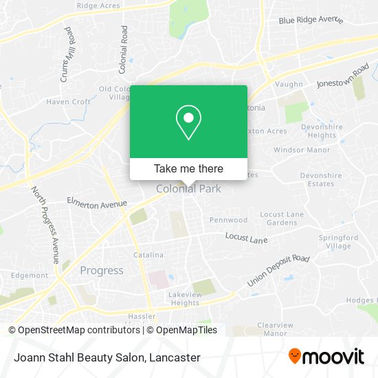 Mapa de Joann Stahl Beauty Salon