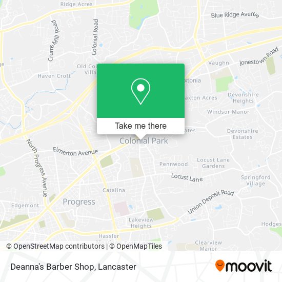Mapa de Deanna's Barber Shop