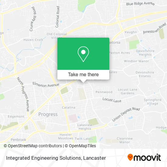 Integrated Engineering Solutions map
