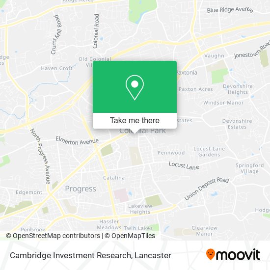 Mapa de Cambridge Investment Research