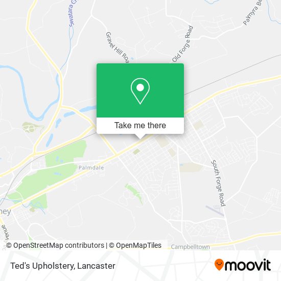 Mapa de Ted's Upholstery
