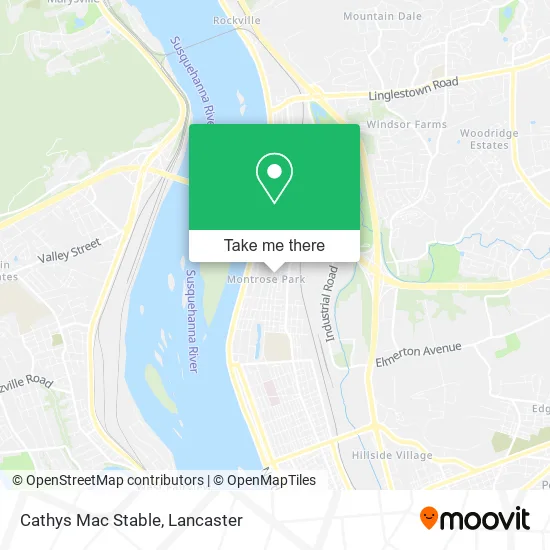 Cathys Mac Stable map