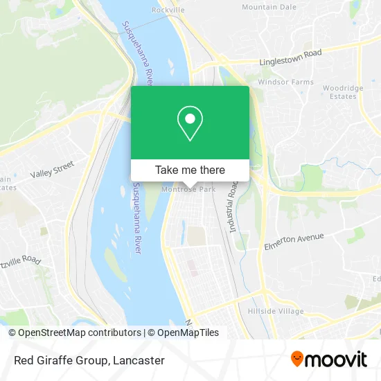 Red Giraffe Group map