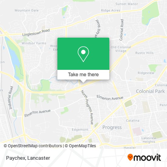 Mapa de Paychex