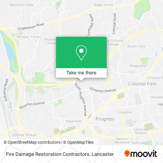 Mapa de Fire Damage Restoration Contractors