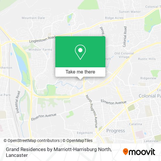 Mapa de Grand Residences by Marriott-Harrisburg North