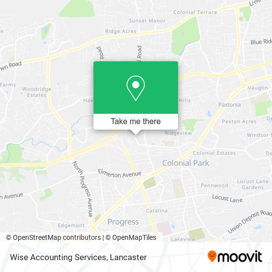Wise Accounting Services map