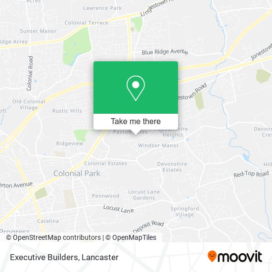 Mapa de Executive Builders