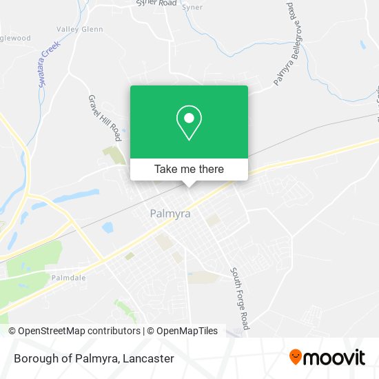 Borough of Palmyra map