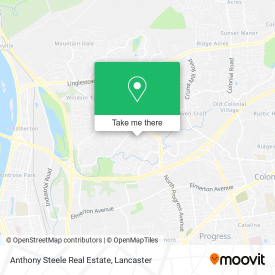 Mapa de Anthony Steele Real Estate