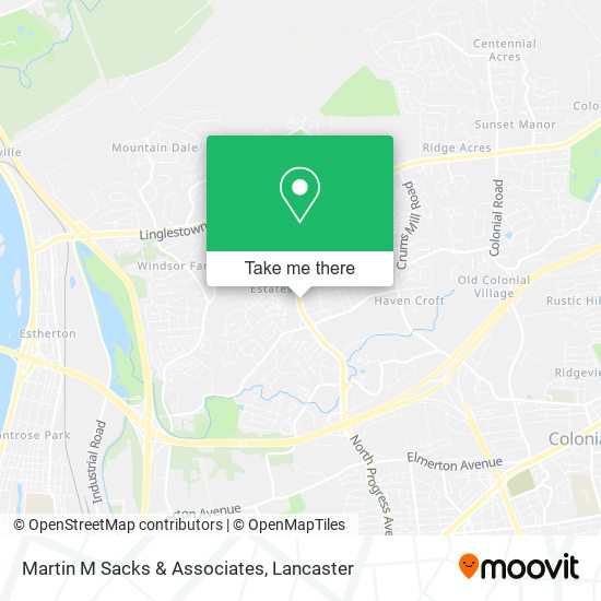Mapa de Martin M Sacks & Associates