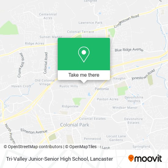 Mapa de Tri-Valley Junior-Senior High School