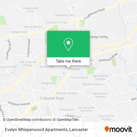 Evelyn Whisperwood Apartments map
