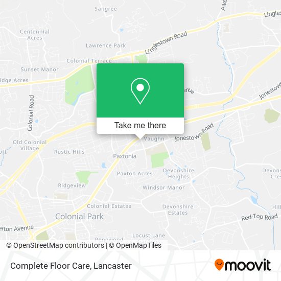Mapa de Complete Floor Care