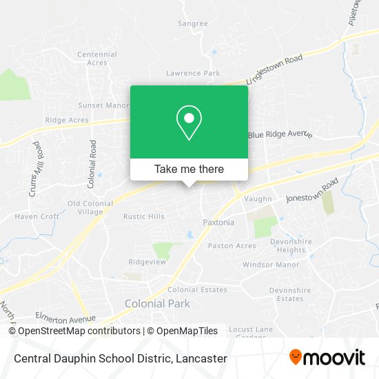 Central Dauphin School Distric map
