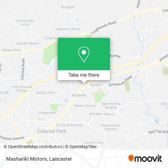 Mapa de Mashariki Motors